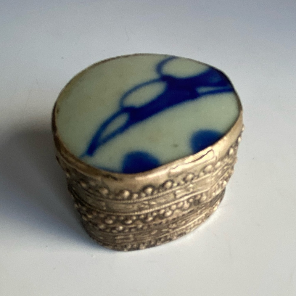 Silver Plate Handmade Trinket Box